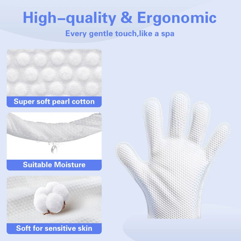Pet Grooming and Cleaning Wipes Gloves for Cats and Dogs
